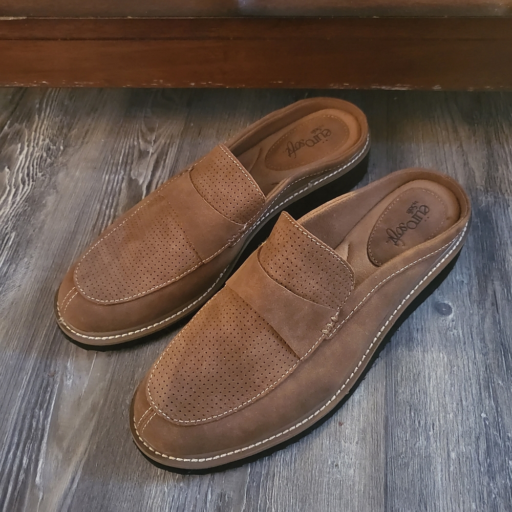 EuroSoft Leather Loafers